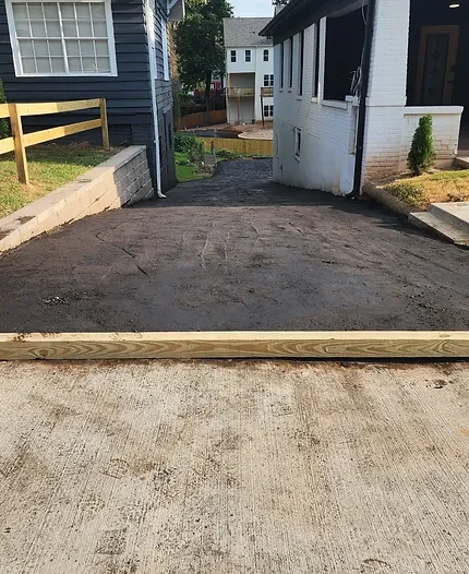 asphalt driveway