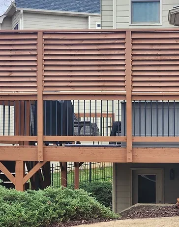 deck patio privacy walls