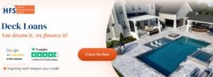 HFS financing for deck and fence construction in sugar hill, georgia