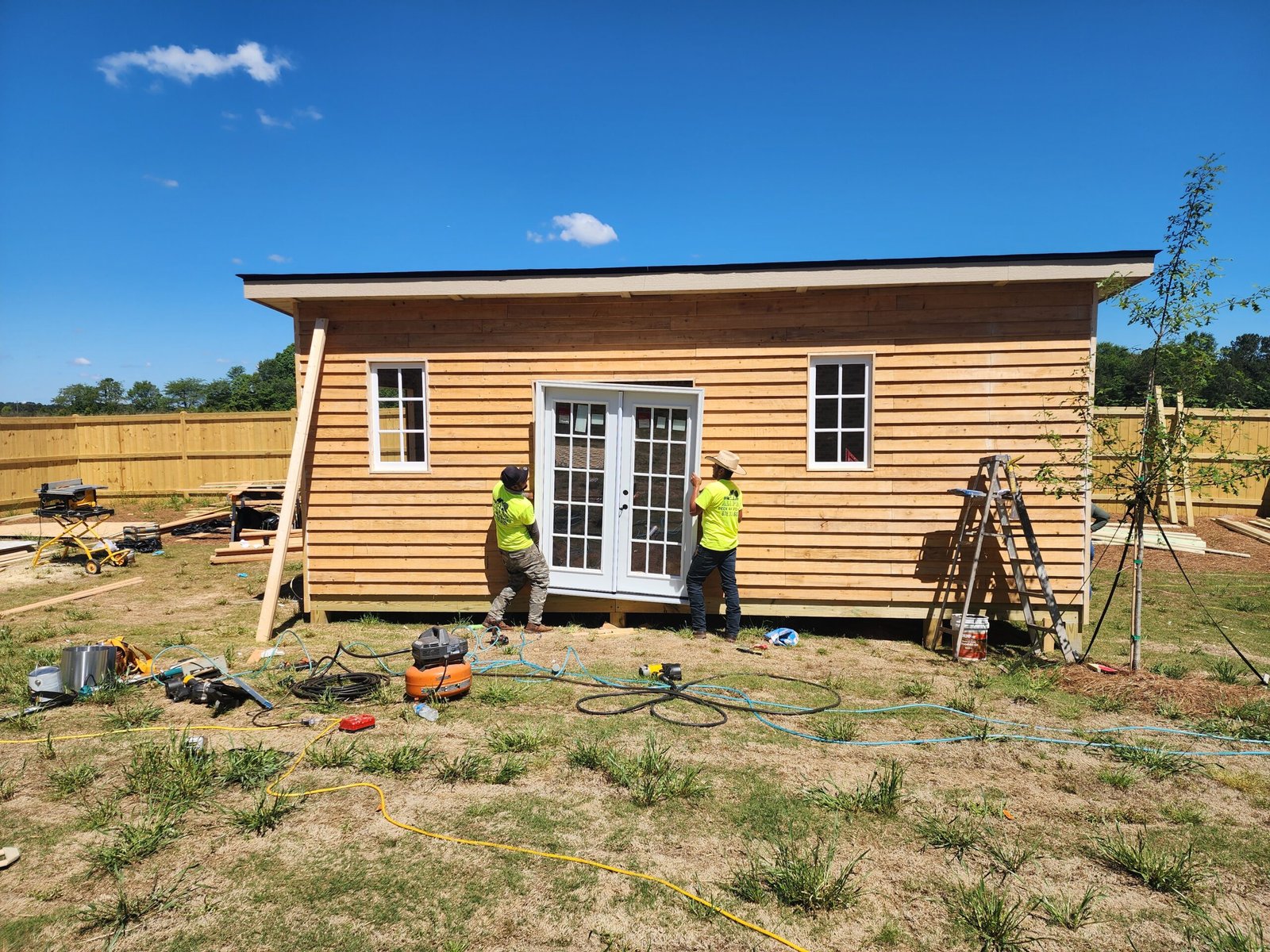 custom shed/ man cave/ hobby shed construction in Auburn, Georgia